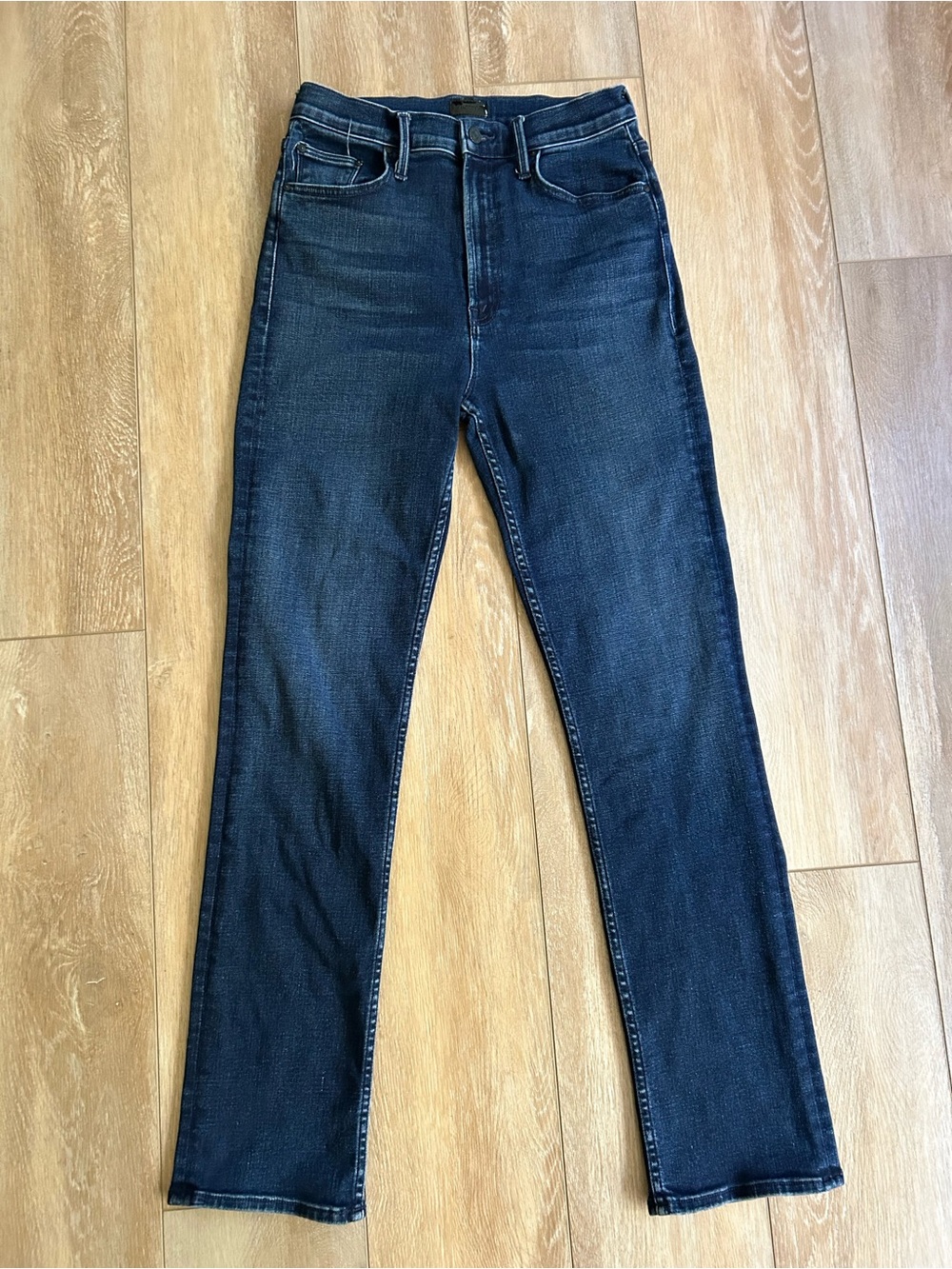 MOTHER High Waisted Rider Skip, Catch Me iF You Can - Straight Leg Jean